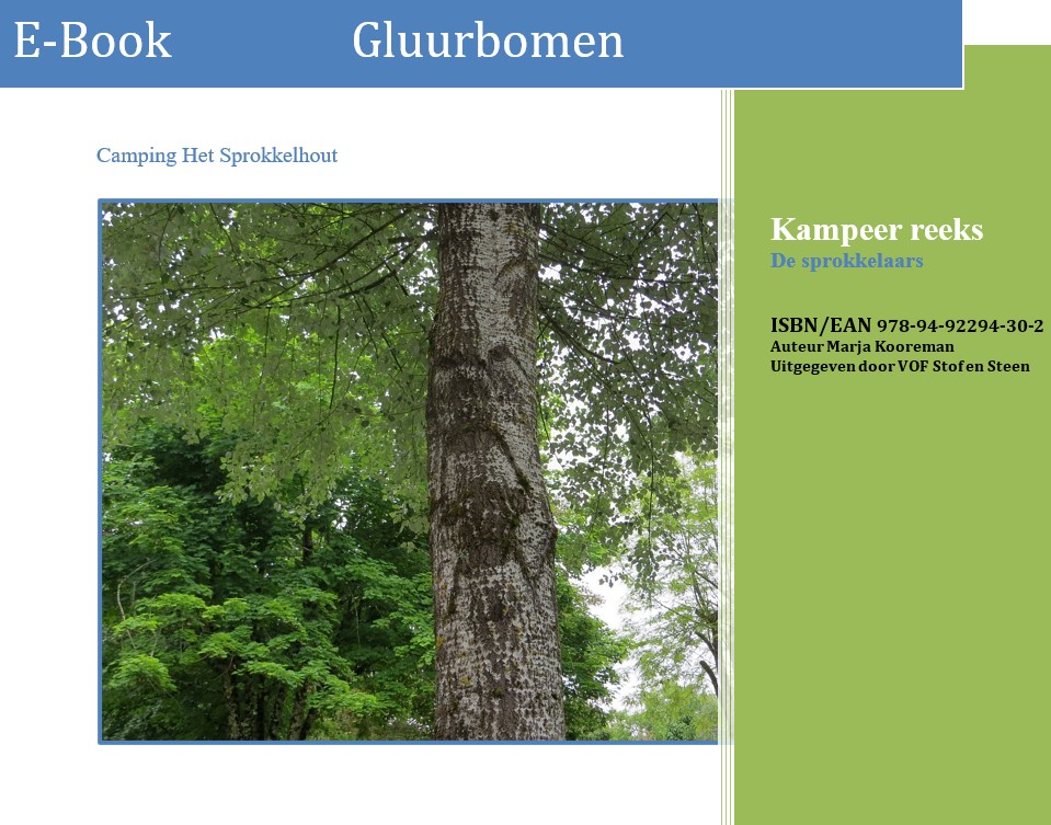 E-book uit de kampeer reeks Gluurbomen